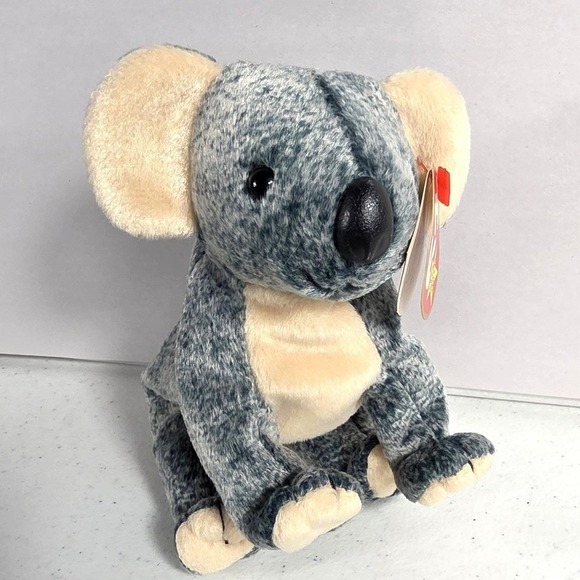 Rare Ty Beanie Baby Eucalyptus Koala Bear Plush Stuffed Animal 1999